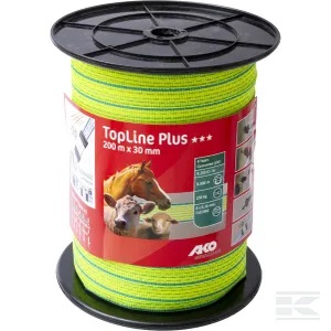 Aitanauha topline plus 200 m, 30 mm, neon keltainen/sininen 8x0,30 mm Tricond